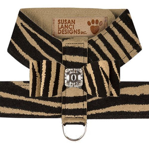 Susan Lanci Big Bow Tinkie Harness - Jungle Print Collection - Posh Puppy Boutique