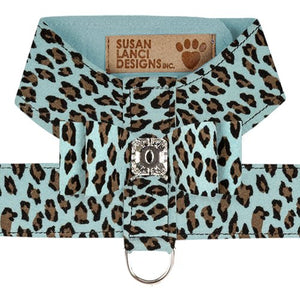 Susan Lanci Big Bow Tinkie Harness - Jungle Print Collection - Posh Puppy Boutique