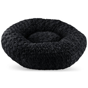 Susan Lanci Black Curly Sue Bed - Posh Puppy Boutique