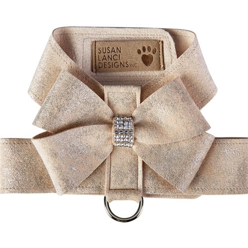 Susan Lanci Champagne Glitzerati Nouveau Bow Tinkie Harness