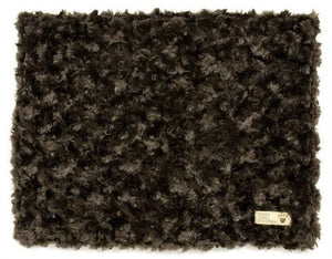 Susan Lanci Chocolate Curly Sue Blanket - Posh Puppy Boutique