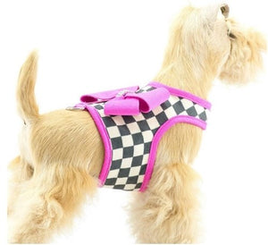 Susan Lanci Contrasting Trim Bailey Harnesses - Windsor Check Collection - Posh Puppy Boutique