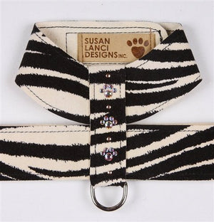 Susan Lanci Crystal Paw Collection Tinkie Ultrasuede Dog Harnesses - Many Colors - Posh Puppy Boutique