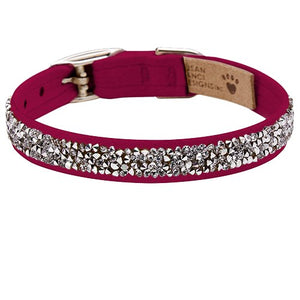 Susan Lanci Crystal Rock Collection Collars in Many Colors - Posh Puppy Boutique