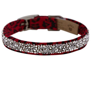 Susan Lanci Crystal Rocks Collar - Jungle Print Collection - Posh Puppy Boutique