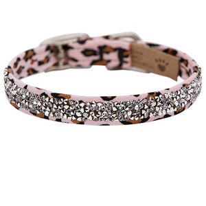 Susan Lanci Crystal Rocks Collar - Jungle Print Collection - Posh Puppy Boutique