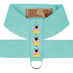 Susan Lanci Cupcake Collection Ultrasuede Tinkie Harnesses - Many Colors - Posh Puppy Boutique