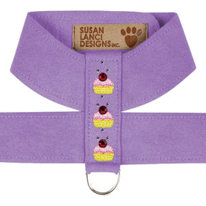 Susan Lanci Cupcake Collection Ultrasuede Tinkie Harnesses - Many Colors - Posh Puppy Boutique