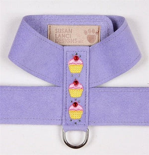 Susan Lanci Cupcake Collection Ultrasuede Tinkie Harnesses - Many Colors - Posh Puppy Boutique