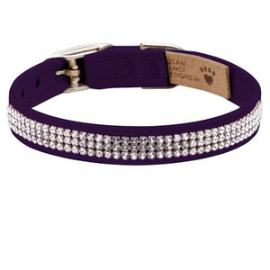 Susan Lanci Giltmore 3 Row Collection Collar in Many Colors - Posh Puppy Boutique