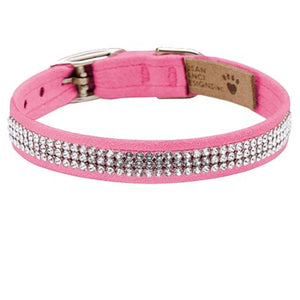 Susan Lanci Giltmore 3 Row Collection Collar in Many Colors - Posh Puppy Boutique