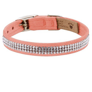 Susan Lanci Giltmore 3 Row Collection Collar in Many Colors - Posh Puppy Boutique