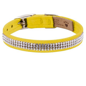 Susan Lanci Giltmore 3 Row Collection Collar in Many Colors - Posh Puppy Boutique