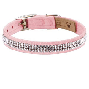 Susan Lanci Giltmore 3 Row Collection Collar in Many Colors - Posh Puppy Boutique