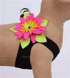 Susan Lanci Island Flower Collection Step In Harness - Many Colors - Posh Puppy Boutique