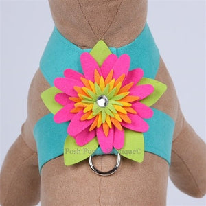 Susan Lanci Island Flower Collection Tinkie Harness - Many Colors - Posh Puppy Boutique