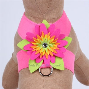 Susan Lanci Island Flower Collection Tinkie Harness - Many Colors - Posh Puppy Boutique