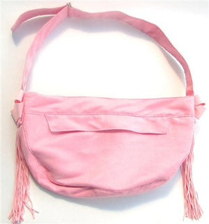 Susan Lanci Luxe Suede Cuddle Carrier in Pink - Posh Puppy Boutique