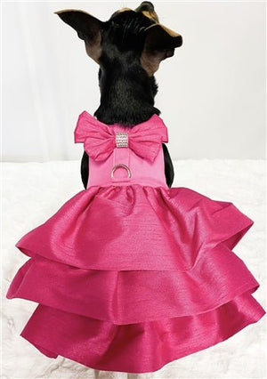 Susan Lanci Madison Dress - Pink Sapphire - Posh Puppy Boutique