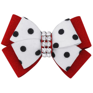 Susan Lanci Minnie Hair Bow - Posh Puppy Boutique