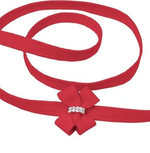 Susan Lanci Nouveau Bow Leash in Many Colors - Posh Puppy Boutique