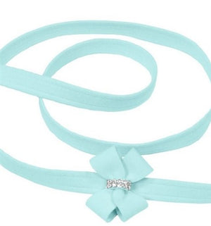 Susan Lanci Nouveau Bow Leash in Many Colors - Posh Puppy Boutique