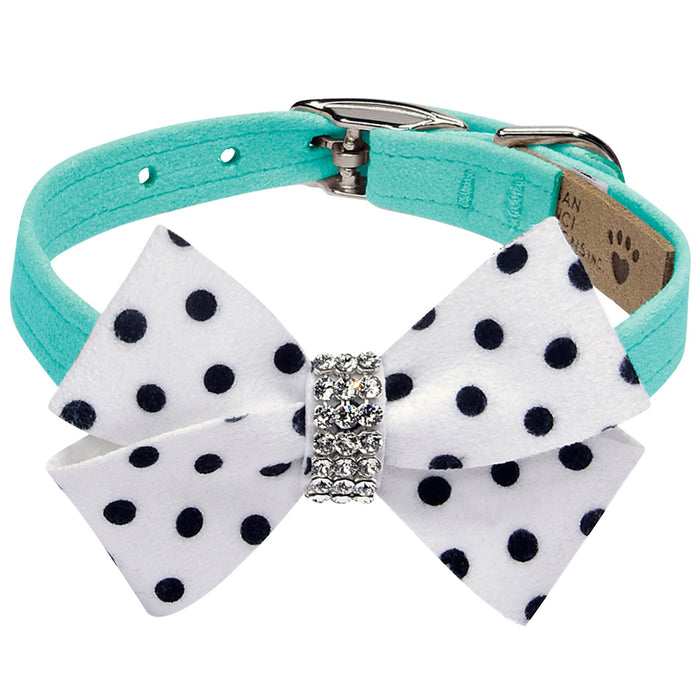 Susan Lanci Polka Dot Nouveau Bow Collar in Many Colors