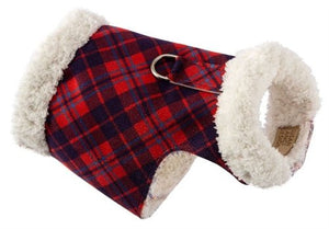 Susan Lanci Scotty Bowzer - Chestnut Plaid - Posh Puppy Boutique