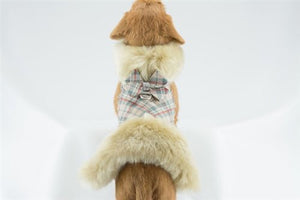 Susan Lanci Scotty Doe Plaid Fur Coat - Posh Puppy Boutique