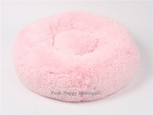 Susan Lanci Shag Bed - Puppy Pink - Posh Puppy Boutique