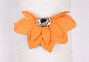 Susan Lanci Water Lily Collection Collar in Many Colors - Posh Puppy Boutique