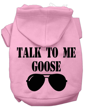 Talk to me Goose Screen Print Dog Hoodies in Many Colors - Posh Puppy Boutique