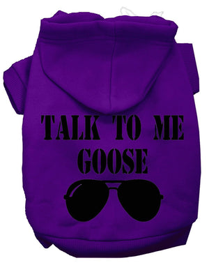 Talk to me Goose Screen Print Dog Hoodies in Many Colors - Posh Puppy Boutique