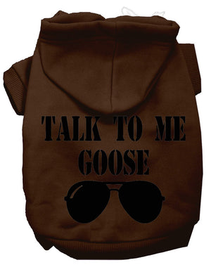 Talk to me Goose Screen Print Dog Hoodies in Many Colors - Posh Puppy Boutique