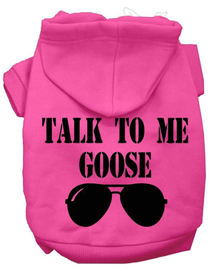 Talk to me Goose Screen Print Dog Hoodies in Many Colors - Posh Puppy Boutique