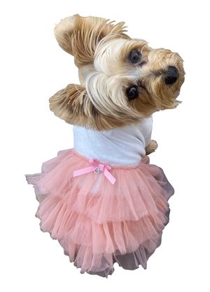 Tee - Shirt Tutu in Blush - Posh Puppy Boutique