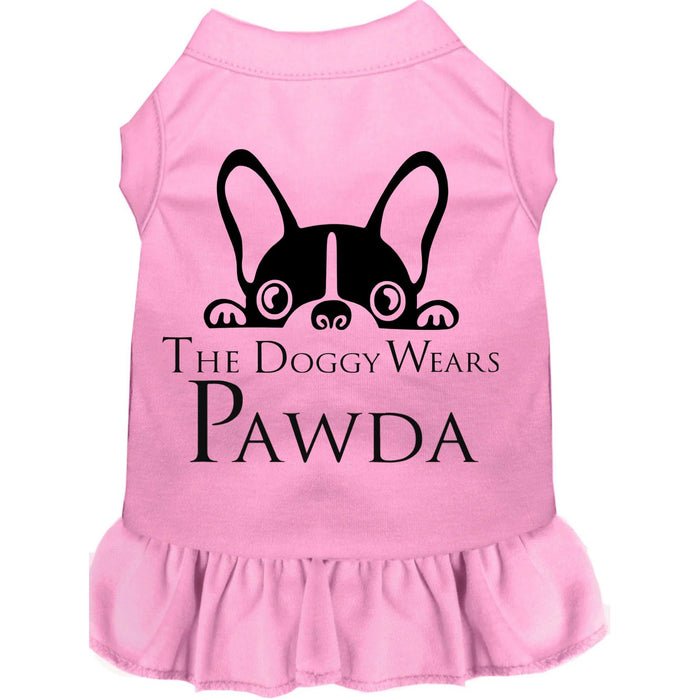 The Doggy Wears Pawda Dress - Many Colors