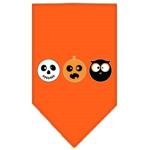 The Spook Trio Screen Print Bandana in Many Colors - Posh Puppy Boutique