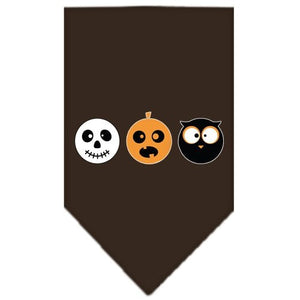 The Spook Trio Screen Print Bandana in Many Colors - Posh Puppy Boutique