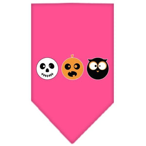 The Spook Trio Screen Print Bandana in Many Colors - Posh Puppy Boutique