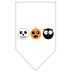 The Spook Trio Screen Print Bandana in Many Colors - Posh Puppy Boutique