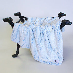 The Whisper Blanket in Blue Lotus - Posh Puppy Boutique