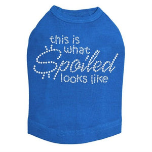 This is What Spoiled Looks Like Rhinestones Tank - Many Colors - Posh Puppy Boutique