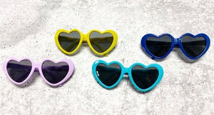 Tiny Dog Heart Sunglasses in Navy - Posh Puppy Boutique