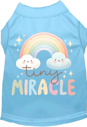 Tiny Miracle Screen Print Dog Shirt in Many Colors - Posh Puppy Boutique