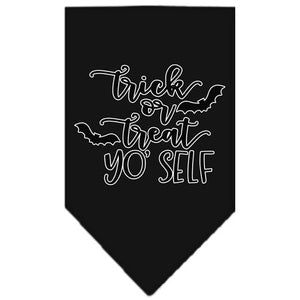 Trick or Treat Yo' Self Screen Print Bandana in Many Colors - Posh Puppy Boutique