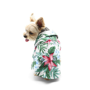 Tropical Island Shirt White - Posh Puppy Boutique