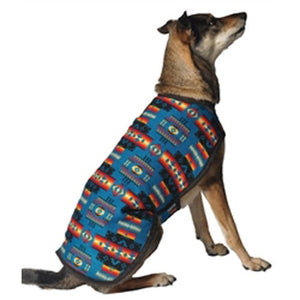 Turquoise Southwest Blanket - Posh Puppy Boutique