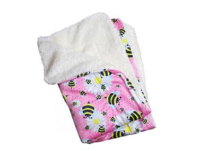 Ultra Soft Minky Bumblebee and Flowers Pajamas - Posh Puppy Boutique