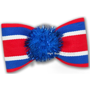 Uncle Sam Hair Bow - Posh Puppy Boutique